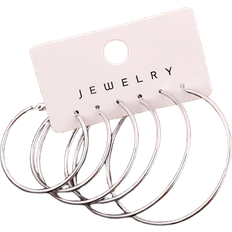 Shein 3pairs Minimalist Hoop Earrings