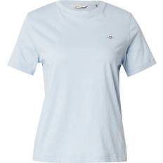 Gant Women T-shirts Gant Women Shield T-Shirt - Light Blue