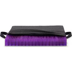 Purple Double Seat Cushion Pressure Reducing Grid Chair Cushions Purple