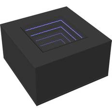 vidaXL LED-lys konstrueret træ Sofabord 60x60cm