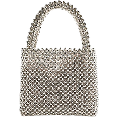 Silver Bags River Island Beaded Handbag - Silver