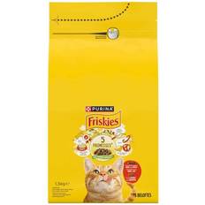 Friskies Katter Husdjur Friskies Mit Rind, Huhn Trockenfutter ausgewachsene Katzen 1.5kg