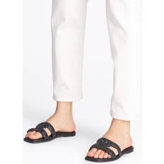 Tommy Hilfiger Sandaler Tommy Hilfiger TH Logo Strap Mule Sandaler - Black Flade