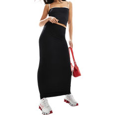 ASOS Sort maxinederdel med paneler-Black