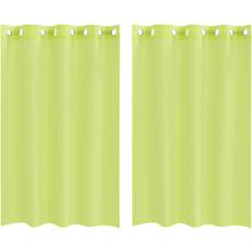 vidaXL Voile Gardiner Med Öljetter 140 x 175 cm Set of 2 140x175cm