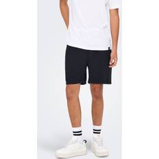 Linne Shorts Only & Sons Onstel Normal Passform Shorts Blå