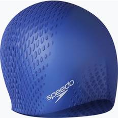 Speedo Adult Bubble Active+ Swim Cap Blue