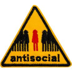 Stofmærke Antisocial Yellow Sign