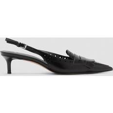 Shoes Mango Fringe Heel Court Shoes - Black