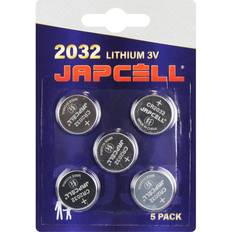 Japcell Batterier & Opladere Japcell Lithium CR2032 Batterier 5 stk