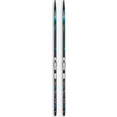 Classic Cross-Country 550 Skis With Skins Soft Camber