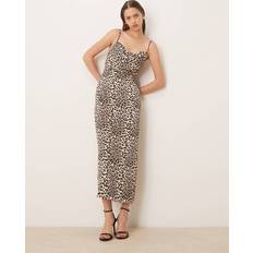 Vila Jurk VIRavenna - Beige/Bruin/Zwart
