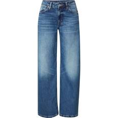 Monki Jeans Med Vide Ben - Blue Denim