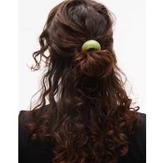 Hair Ties Topshop Hårelastik Med Grøn Hårring I Resin