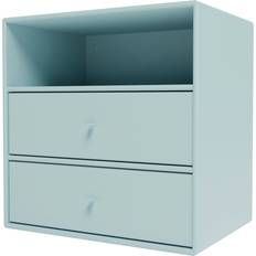 Montana Mini 1006 Med To Skuffer 148-Flint Sengebord 25x35cm