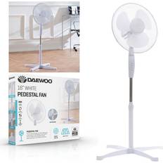 Daewoo 16 Inch 3 Speed Oscillating Pedestal Cooling Fan