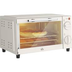 Grey Multi Cookers Homcom Countertop Mini Oven Electric Grill Toaster 9L 750W