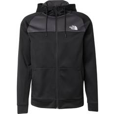 The North Face Reaxion Huvtröja Med Logga Och Dragkedja - Svart