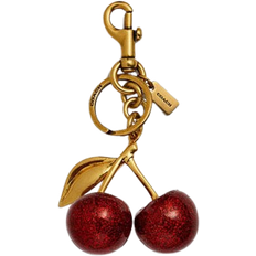 Coach Cherry Bag Charm - Brass/Red Apple