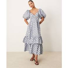 Sister Jane Dream Puff Sleeve Maxi Dress - Pale Blue