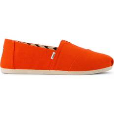 Red - Women Espadrilles Toms Flame Heritage Canvas - Espadrille
