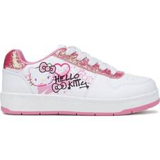 Hello Kitty Kids' Sneaker Little/Big Kid Shoes Pink/White Glitter 13.0 13.0 M
