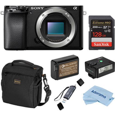 Digital Cameras Sony Alpha A6100 Mirrorless Camera Bundle with Essentials Kit