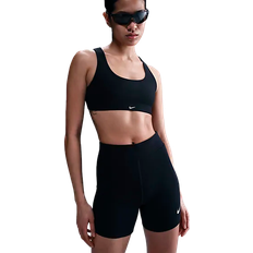 Polyester - Women Shorts Nike Sportswear Classic Women's High-Waisted Biker Shorts - Black