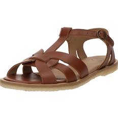 Cashott GITTA Sandaler Med Rem - Cognac Flade