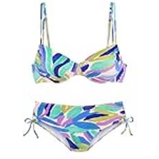 Gul Bikinisæt s.Oliver Bikini - Blå/Gul/Grøn/Lilla