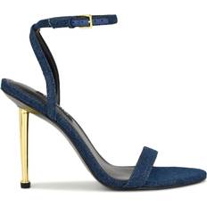 Nine West Reina Ankle Strap Sandals Denim
