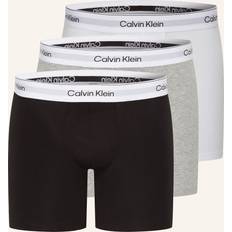 Calvin Klein 3XL Kalsonger Calvin Klein 3 Pack Boxer Briefs - Icon Cotton Stretch - White/Grey/Black