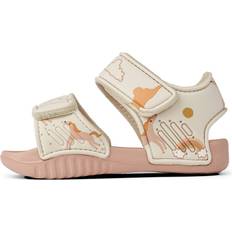 Liewood Girls Dreamy Velcro Sandals - Ivory/Pink