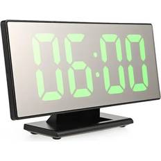 Alarm Clocks Winwin Black Green Digital Alarm Clock Snooze Display