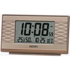 Bronze Digital Dual Rectangular Alarm Clock QHL094P