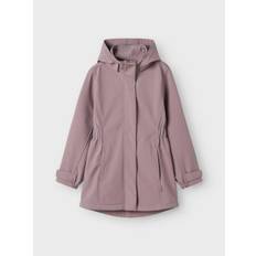 Name It Fleeceforet Jakker Name It Lang Softshell Jakke Alfa08 - Lysviolet