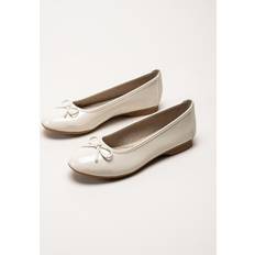 Jana Lågskor Jana Damrosett Vegan Ballerinaskor - Beige Lack