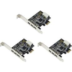 Tlily 3 Port IEEE 1394 Firewire Card TI XIO2213B