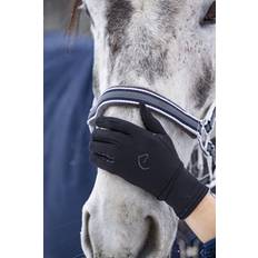 Ridepiske EquiThème Hiver Digitale Handsker - Black