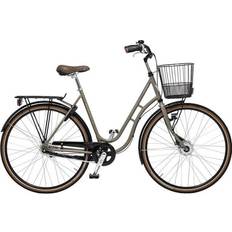 Skeppshult Damcykel Natur 7-vxl med Korg 54 cm Grå Standard Cykel Damcykel