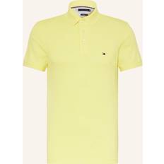 Tommy Hilfiger Yellow Polo Shirts Tommy Hilfiger Polo En Coton Organique - Jaune