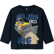 Hvid Bluser & Tunikaer Name It NmmJeremy Bluse - Navy Blazer