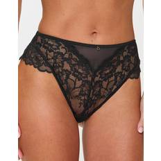 Ann Summers Sexy Lace High Waisted Brazilian - Black