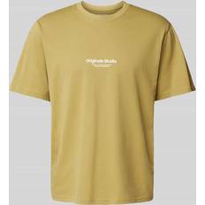 Jack & Jones Grøn T-shirts Jack & Jones Printet Crewneck T-Shirt Cedar