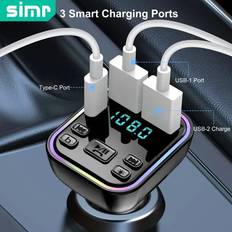 Maxpower Car Bluetooth Transmitter FM Wireless Adapter Charger Player Receiver