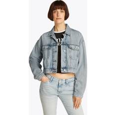 Tommy Jeans Overgangsjakke - Blue Denim
