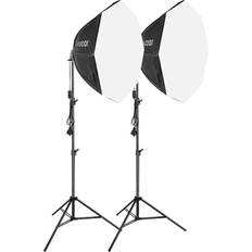 Softbox kit Andoer Studio Photography Softbox Kit 70cm 28in Octagon 2 + 2.1M Metal