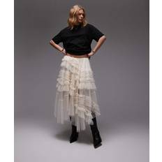 AllSaints Skirts AllSaints Jen Tulle Skirt In Tofu - White