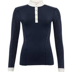 Fruste per Cavalli Anky Camicia Da Competizione Di Equitazione Da Donna Olympia C-Wear - Blu/Blu Navy/Zaffiro