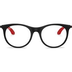 Briller & Læsebriller Ray-Ban Eyeglasses Children Rb9082v Optics Kids Matte Black Frame Clear Lenses Polarized 47-17